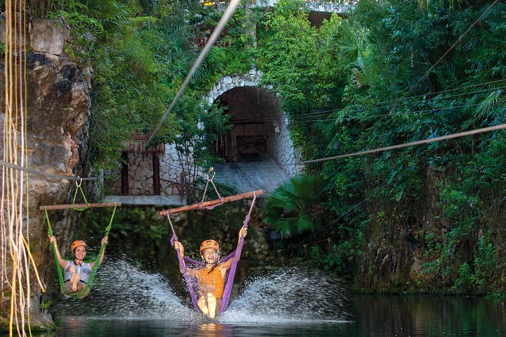 Cancun Extreme Local Adventure: Xplor Park Day Trip with Lunch and Transportation