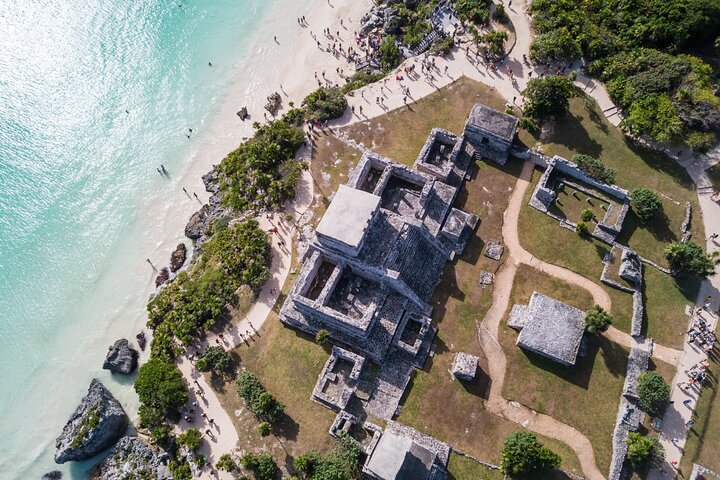 Cancun Extreme Local Adventure: Tulum highlights tour, Cenote & Jungle Village pick up included
