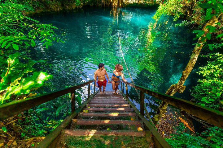 Cancun Extreme Local Adventure: Cancun ATV Jungle Adventure, Ziplines, Cenote and Tequila Tasting
