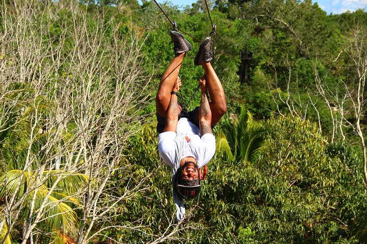 Cancun Extreme Local Adventure: Cancun ATV, Ziplines, Cenote, Lunch & Tequila Tasting Included
