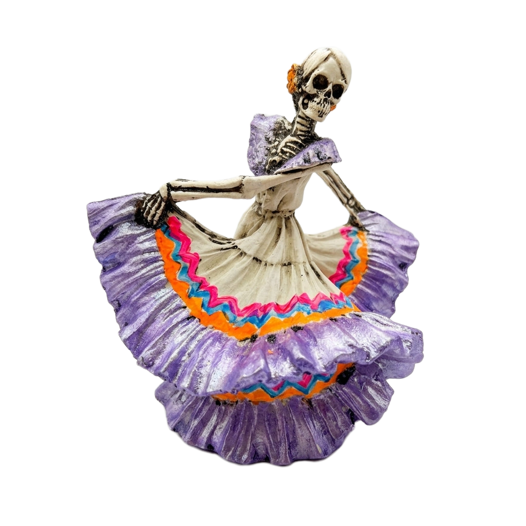 Day of the Dead Catrina Dancer Figurine — Colored Edition