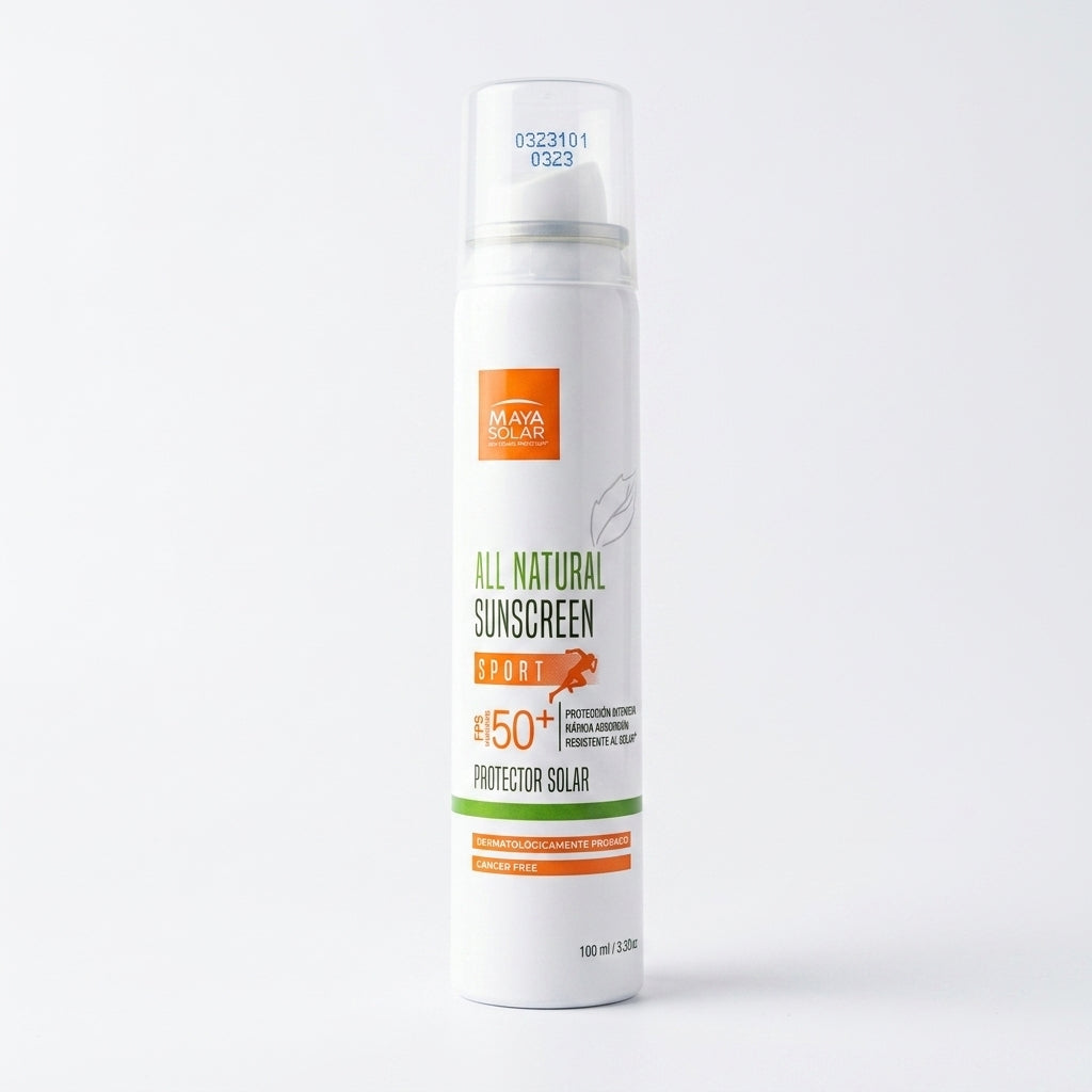 Maya Solar Sport Sunscreen SPF 50 (100ml) — Dermatological, Water-Resistant, Reef-Safe