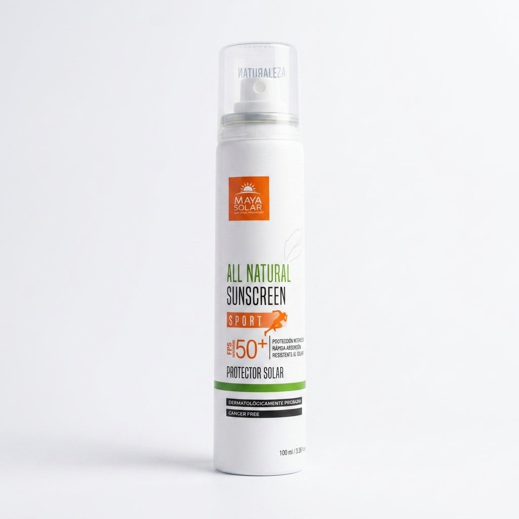 Maya Solar Sport Sunscreen SPF 50 (100ml) — Dermatological, Water-Resistant, Reef-Safe