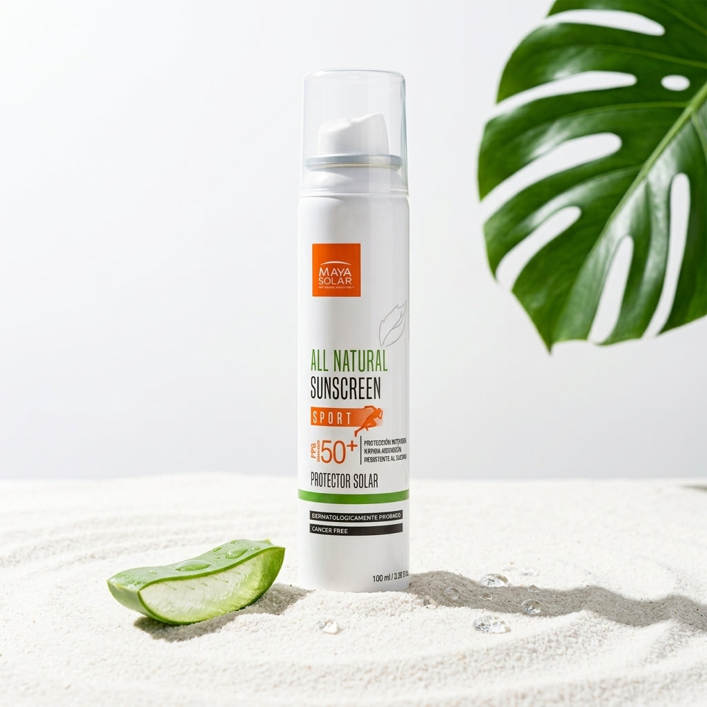 Maya Solar Sport Sunscreen SPF 50 (100ml) — Dermatological, Water-Resistant, Reef-Safe
