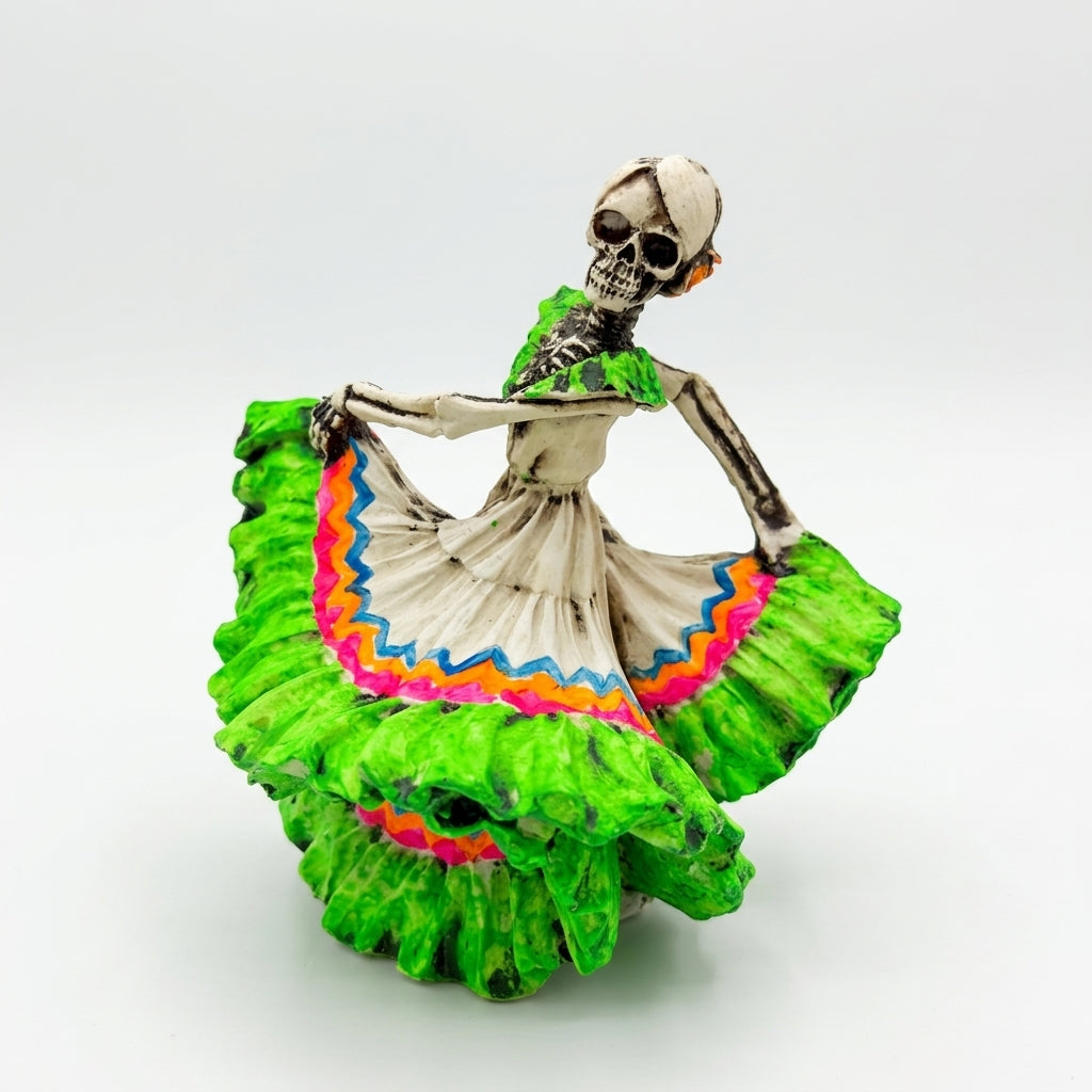 Day of the Dead Catrina Dancer Figurine — Colored Edition