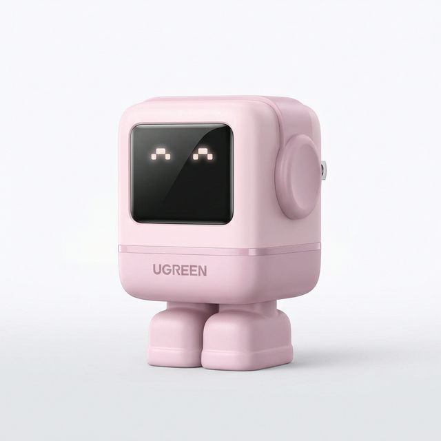 Ugreen Uno RG Robot GaN Fast Charger - Pink